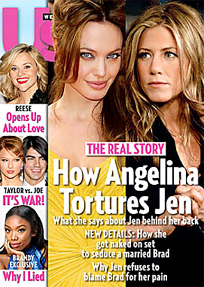 Angelina Jolie, Jennifer Aniston, US Weekly Cover Angelina Jolie, Jennifer Aniston, US Weekly Cover